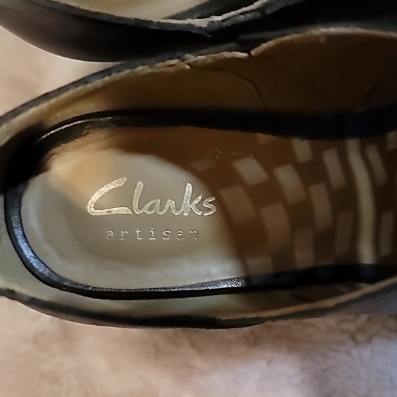 Clark Artisan Okena Sass Black leather Booties 7M - Picture 2 of 8